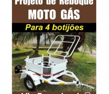 Reboque Moto Gás