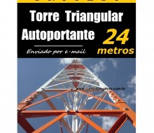 Torre autoportante de 24 metros